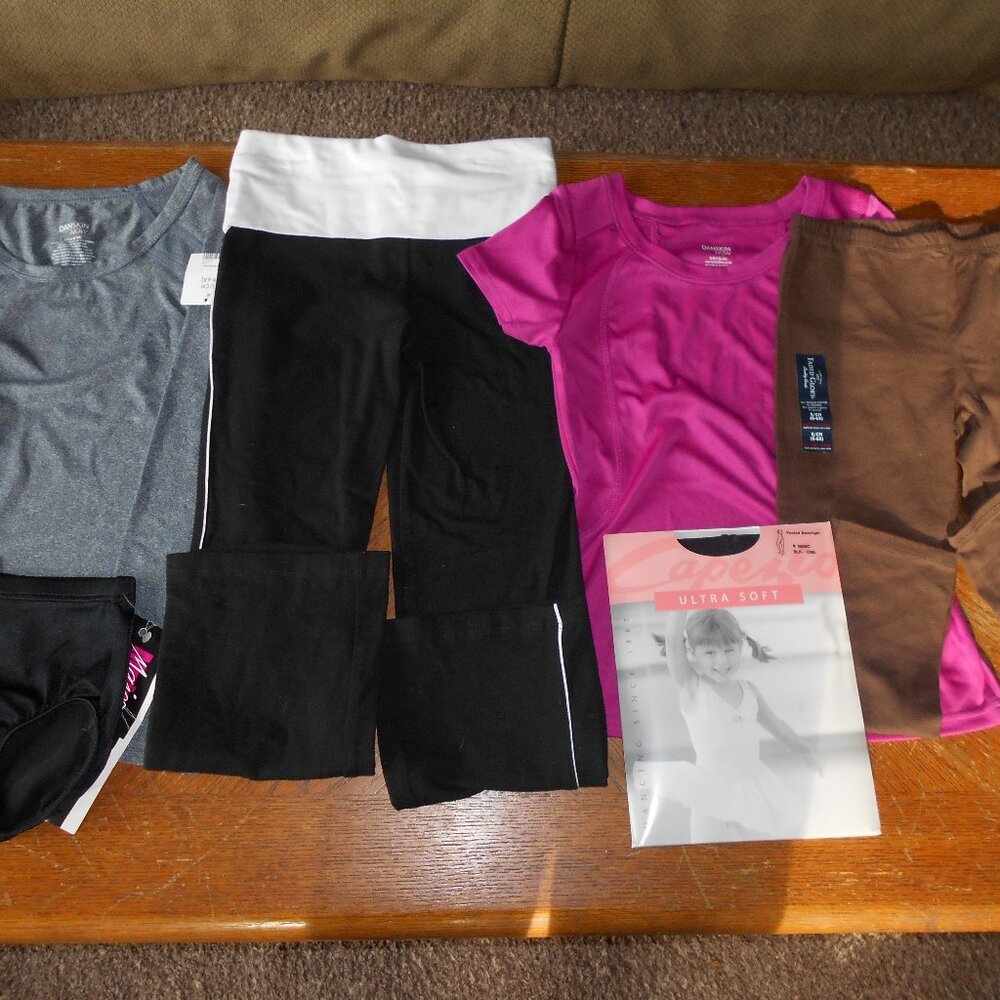 Child Small Bundle of 6--  2 Pants--2 Shirts-1 Bottoms- 1 Body Tight